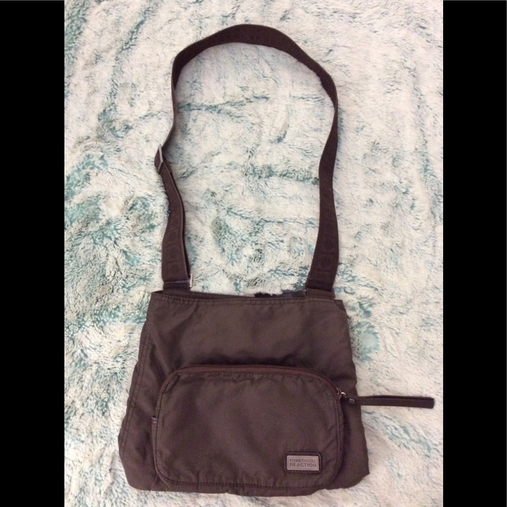 Kenneth Cole crossbody brown bag.